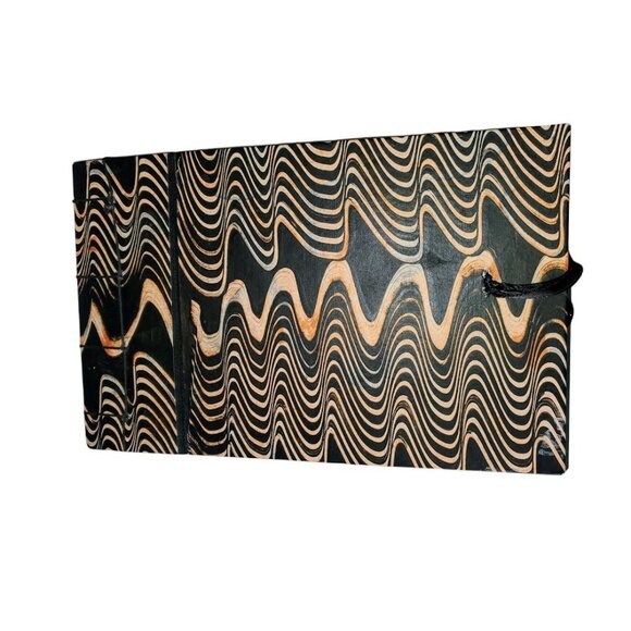 Handmade MCM Sketchbook Marbled Cover Japanese Stab Binding Signed Journal - Picture 4 of 8